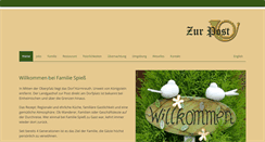 Desktop Screenshot of landgasthof-zur-post.net