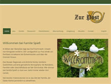 Tablet Screenshot of landgasthof-zur-post.net